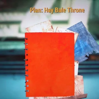 Hay Bale Throne