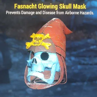 Fasnacht Glowing Skull