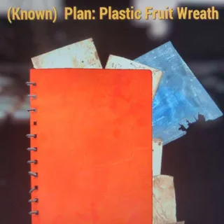 Plastic Fruit Wreath