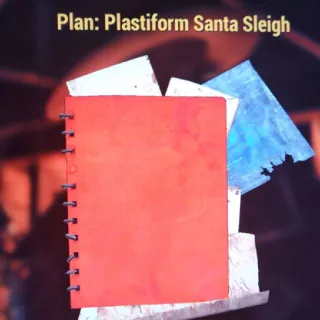 Plastiform Santa Sleigh