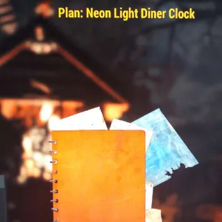 Plan | Neon Light Diner Clock