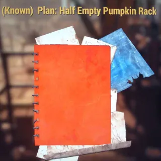 Half Empty Pumpkin Rack