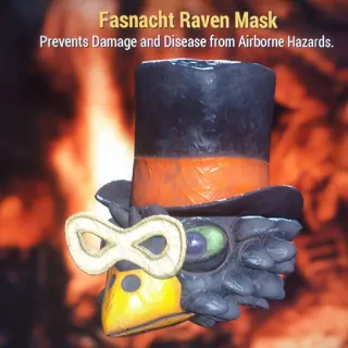 Fasnacht Raven Mask