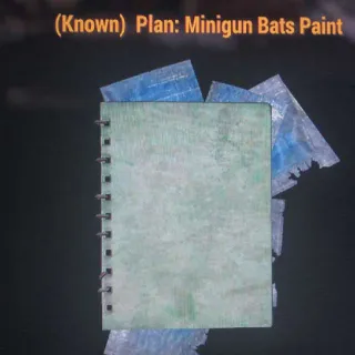 Minigun Bats Paint