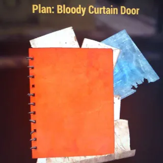 Bloody Curtain Door