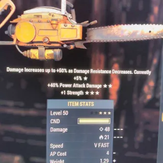 Weapon | BES PA/+1S Chainsaw