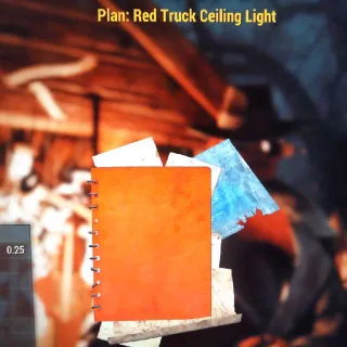Red Truck Ceiling Light