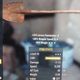 Weapon | AA SS/90 Shovel