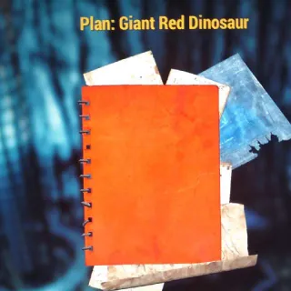 Giant Red Dinosaur
