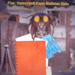 Paper Mothman Globe