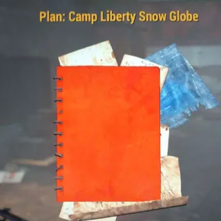 Camp Liberty Snow Globe