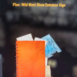 Plan | Wild West Entrance Sign