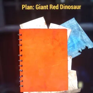 Giant Red Dinosaur