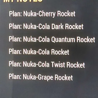 Nuka Rocket Set (6)