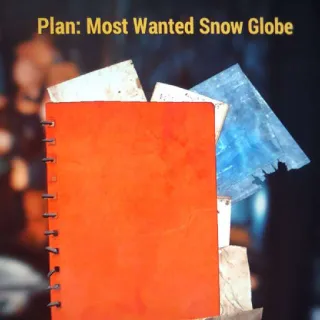 Most Wanted Snow Globe