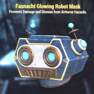 Glowing Robot Mask