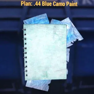 .44 Blue Camo Paint Plan