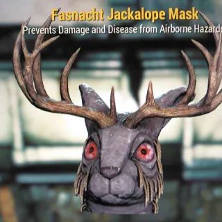Fasnacht Jackalope Mask