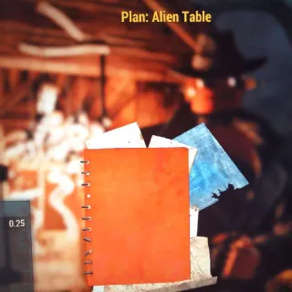 Alien Table Plan