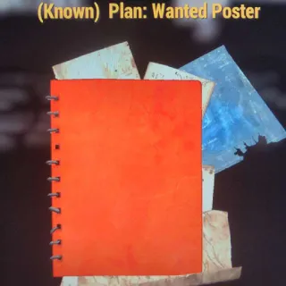 Wanted Poster Plan