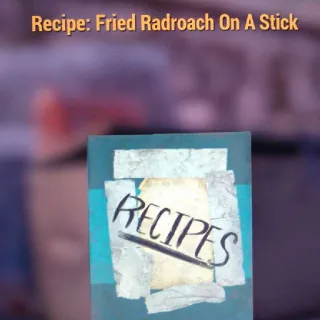Recipe | Fried Radroach On Stick