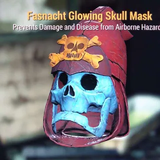 Fasnacht Glowing Skull
