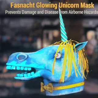 Fasnacht Glowing Unicorn