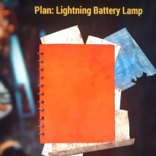 Lightning Battery Lamp