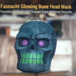 Glowing Bone Head Mask