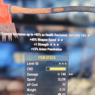 Weapon | B SS/S Fire Axe