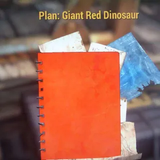 Giant Red Dinosaur