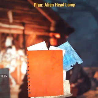 Alien Head Lamp Plan
