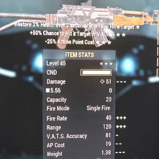 Weapon | V 50/25 Handmade Rifle