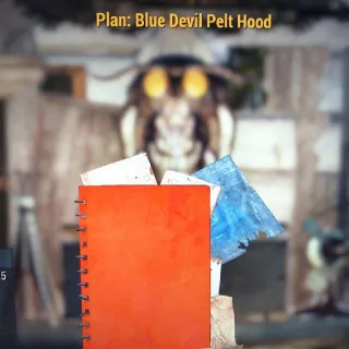 Plan | Blue Devil Pelt Hood