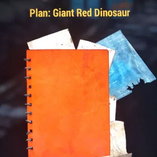 Giant Red Dinosaur