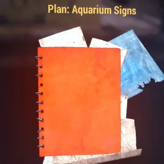 Aquarium Signs Plan