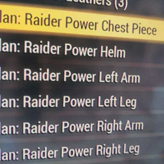 Raider PA Set (6)