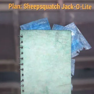 Sheepsquatch Jack-O-Lite