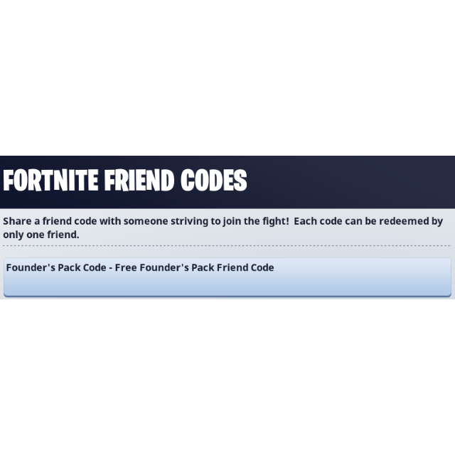fortnite friend code for sale on pc - fortnite gift card codes free
