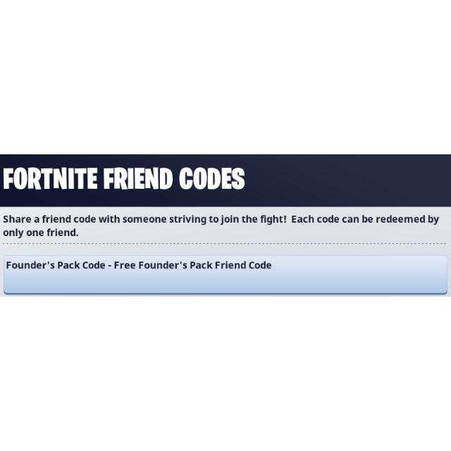 Fortnite Friend Code Sale Fortnite Friend Code For Sale On Pc Other Games Gameflip