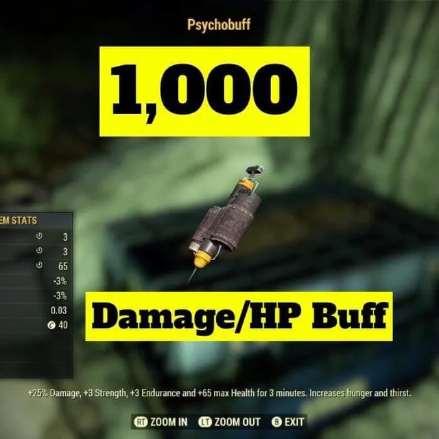 Psychobuff - Fallout 76 Game Items - Gameflip