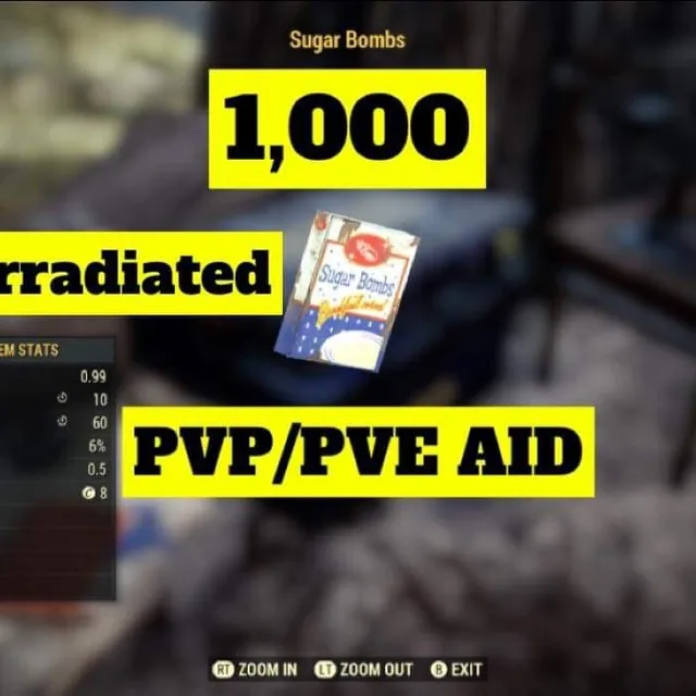 Sugar Bombs Fallout 76 Game Items Gameflip