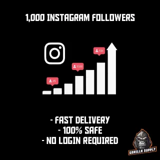 1,000 Instagram F0llowers 