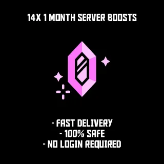 14x Server Boosts (1 Month)