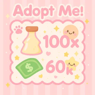 Instant Delivery | Adopt Me 100 Age Up Potion Account | Automatic Delivery