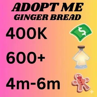 Adopt Me Age Up Potion Gingerbread Account