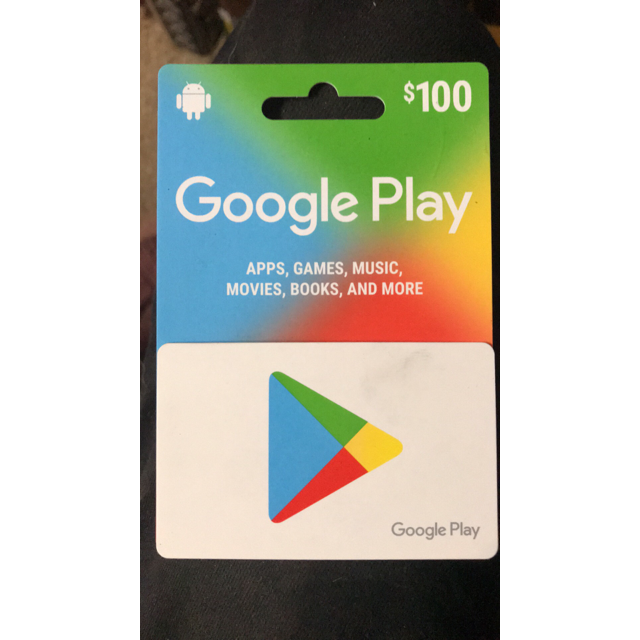 $100.00 Google Play - Google Play Gift Cards - Gameflip