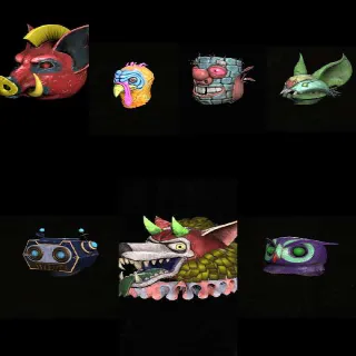 Glowing Corn Cob Mask