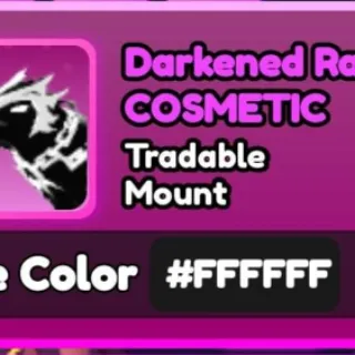 MOUNT Darkened Raven