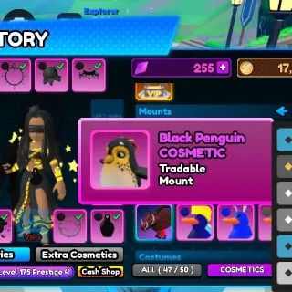 Black Penguin Mount